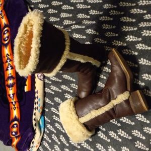 Brown boots size 40